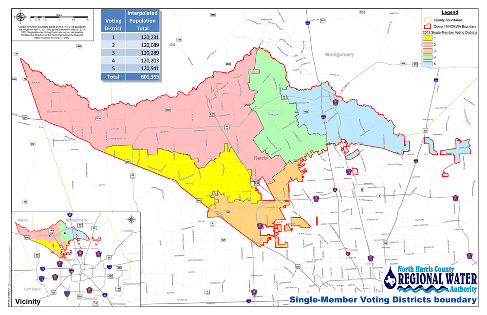 Maps North Harris County Regional Water Authority (NHCRWA)