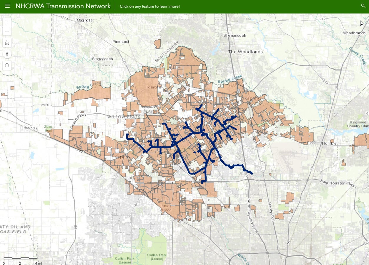 Maps North Harris County Regional Water Authority (NHCRWA)