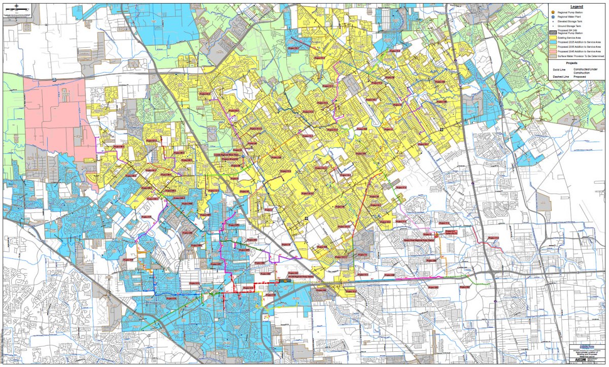 Maps North Harris County Regional Water Authority (NHCRWA)